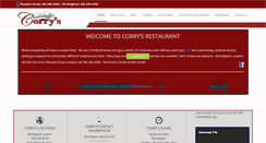 Desktop Screenshot of corrysrestaurant.com